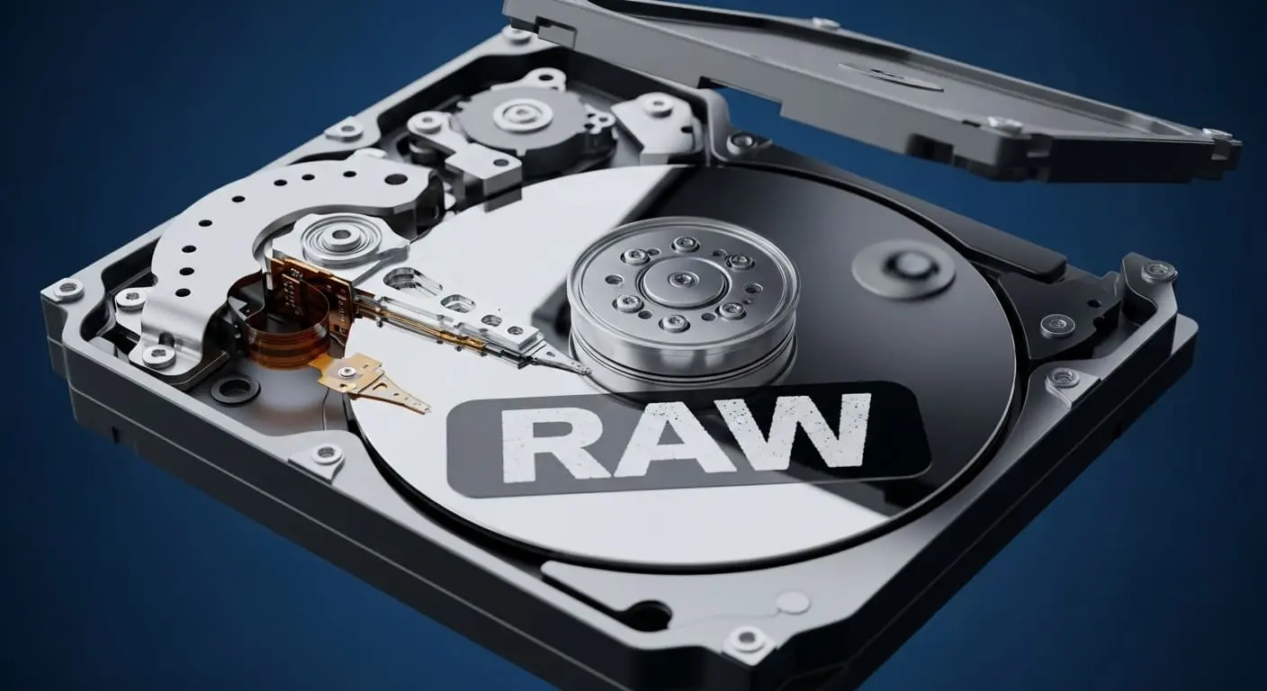 Il disco è diventato RAW: cause, segnali e strategie di recupero